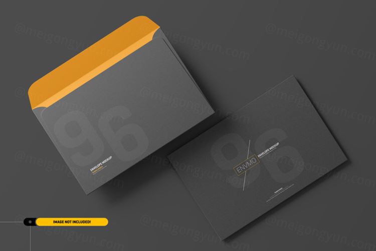 9x6信封设计提案品牌VI样机PSD模板 Envelope mockup