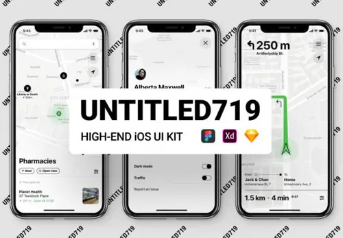 现代和充满活力的iOS应用程序设计界面工具包 Untitled719 iOS U