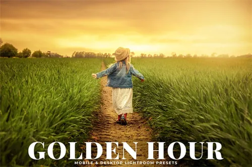 温馨阳光lightroom人像预设golden-hour