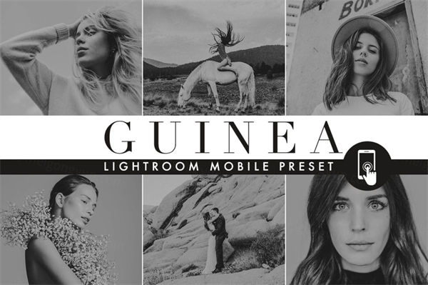 高级黑白lightroom人像预设minimalist-mobile