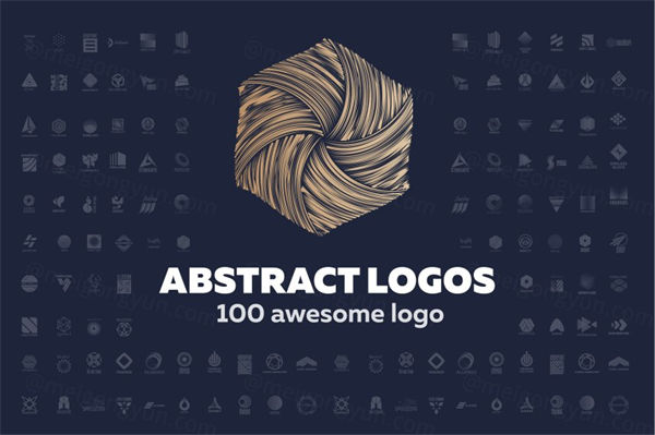 100个高端矢量LOGO商标模板素材 abstract logo
