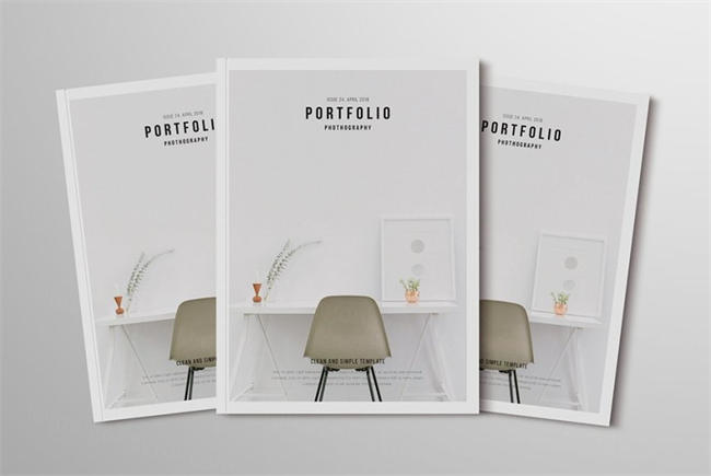 精美的野外杂志时装摄影食品杂志画册模板 Portfolio Magazine