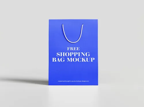 购物袋纸袋品牌包装设计样机PSD模板 Shopping Bag Mockup