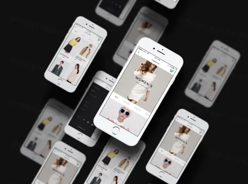 移动端应用程序APP展示PSD手机屏幕Psd App Screen Showcase Mockup