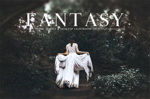 梦幻感觉的 lightroom人像预设包fantasy mobile