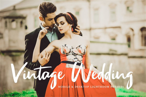 高端杂志风婚纱摄影vintage-wedding