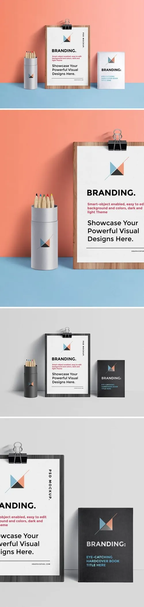 现代时尚品牌PSD模板Branding Identity Mockup PSD