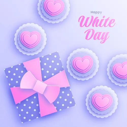 剪纸风粉嫩520白色情人节设计模板矢量素材 Paper st