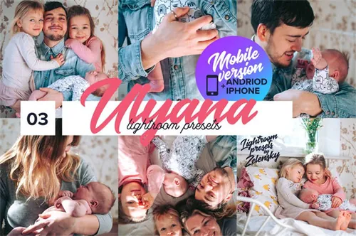 非常真实的增加皮肤质感的预设动作集合ULYANA  Mobile