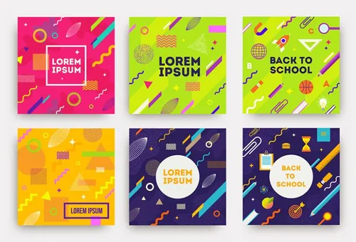 时尚个性线条图案元素背景