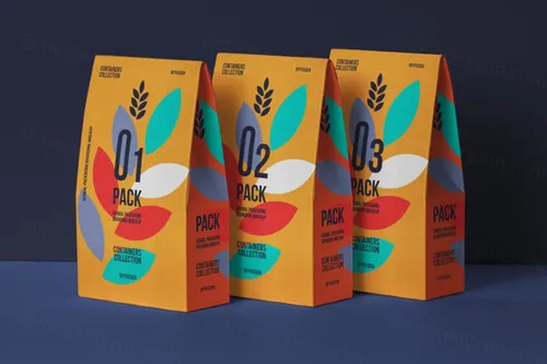 高品质茶叶包装设计贴图展示样机模板 Product Psd Tea Packaging Mockup