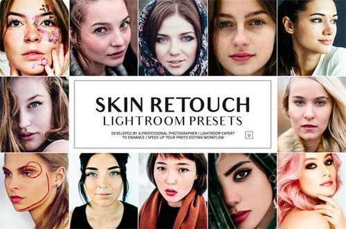 人像皮肤修饰LR预设下载Retouch LR Presets