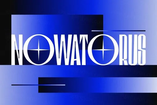 潮流先锋酸性艺术现代几何怪诞品牌海报设计英文装饰字体下载 S