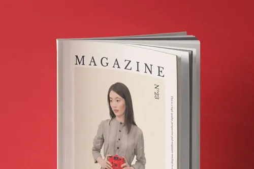 时装杂志/时装样机 Psd Magazine Presentation Mockup