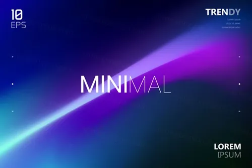 最新电音节夜店流行极简流体模糊渐变背景矢量海报 Fluid Blurred Gradient Background