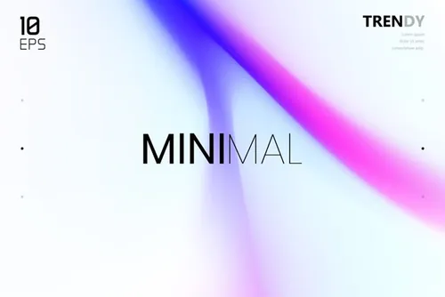 最新电音节夜店流行极简流体模糊渐变背景矢量海报 Fluid Blurred Gradient Background