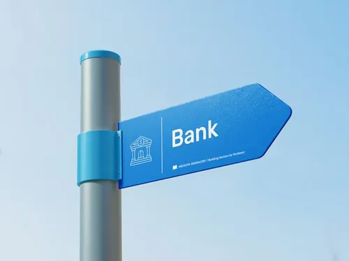 城市街道景区方向标设计提案样机PSD模板 Direction Sign Mockup