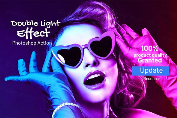 双光效果照片后期处理ps动作