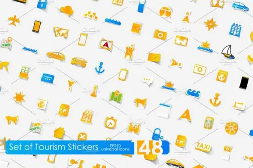 旅行图标素材 148 tourism stickers
