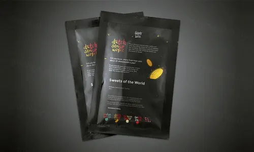 铝包装袋模型PSD贴图模板Aluminium Package Mockup