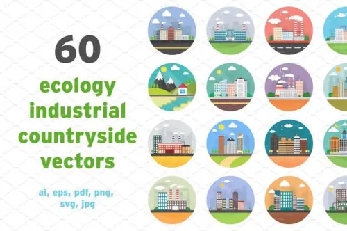 商业矢量图标素材 199 business stickers