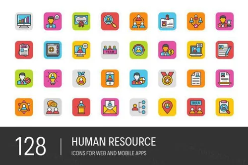 人力资源图标素材 128 Human Resource Icons