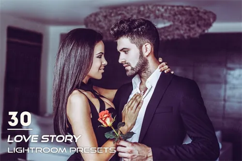30个浪漫爱情故事Lightroom预设Story Lightroom