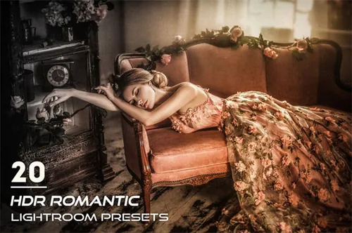 20个HDR浪漫调色效果Lightroom预设Romantic Lig