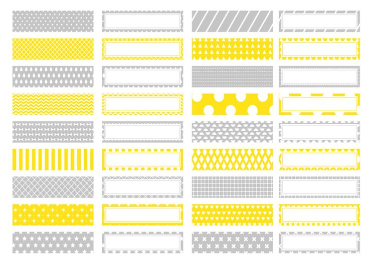日系卡通便利贴纸卡通矢量图案