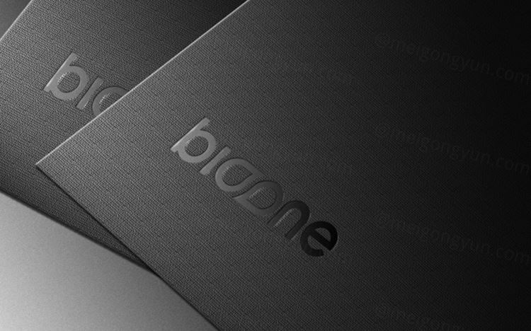 LOGO Mockup 压印贴图高品质智能PSD样机效果图