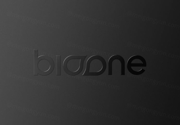 LOGO Mockup 压印起凸工艺贴图高品质智能PSD样机效果图