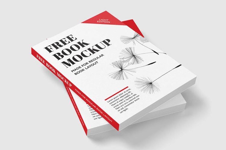 书籍模型PSD贴图模板Free Book Mockups Vol038