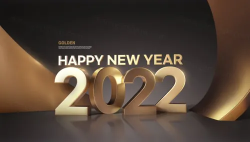 金色三维渲染奖杯年终获奖评选总结PSD海报模板