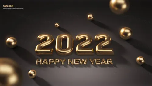 金色三维渲染奖杯年终获奖评选总结PSD海报模板
