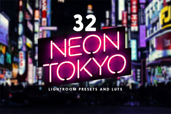 夜景街景霓虹灯滤镜Neon Tokyo LR