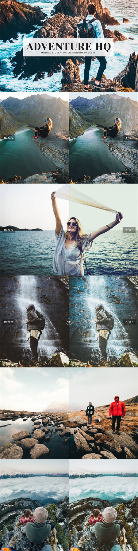 旅行探险高清lightroom预设Presets Pack