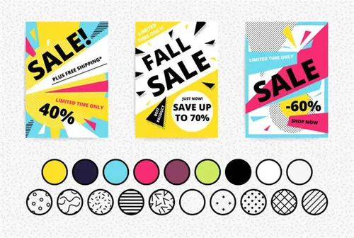 环球销售海报集18 universal sale posters + patterns