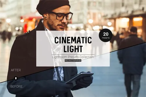 高端时尚城市外景人像滤镜Cinematic Light LR