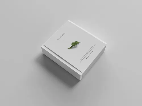 一款腰封礼盒包装智能贴图样机