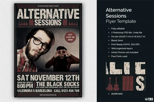 活动会议海报 Alternative Sessions Flyer
