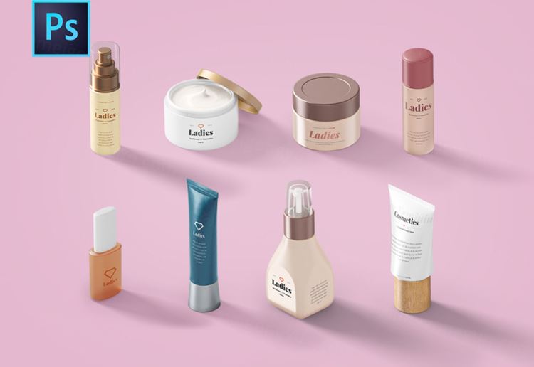 化妆品贴图样机元素[9] Cosmetics