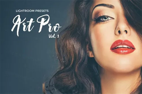 时尚高端杂志人像设计滤镜art pro lightroom