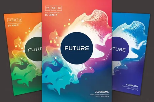 未来海报模板 Future Flyer Template