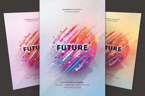 未来海报模板 Future Flyer Template