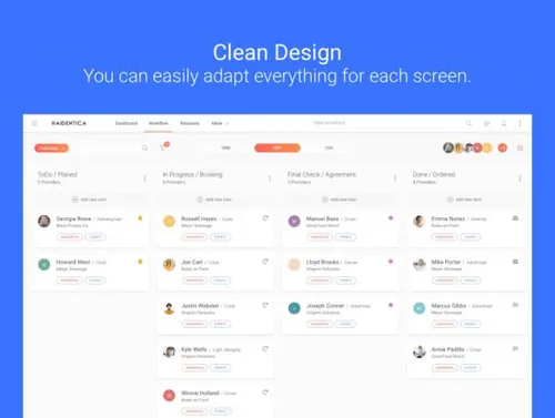 多用途看板待办事项板界面设计 Multipurpose Kanban ToDo