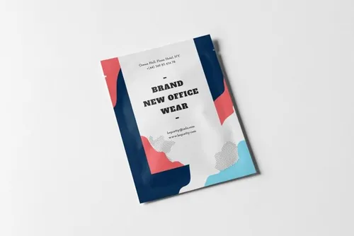 面膜铝箔纸包装袋样机贴图模板5