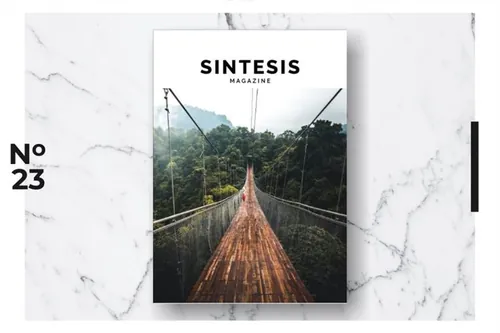 时尚旅行摄影杂志图册模板V2 Magazine Template