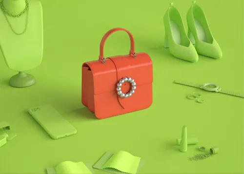 冬季极简主义3D可爱卡通圣诞节装饰元素