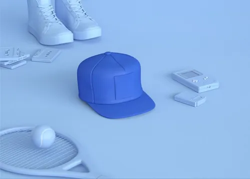 冬季极简主义3D可爱卡通圣诞节装饰元素