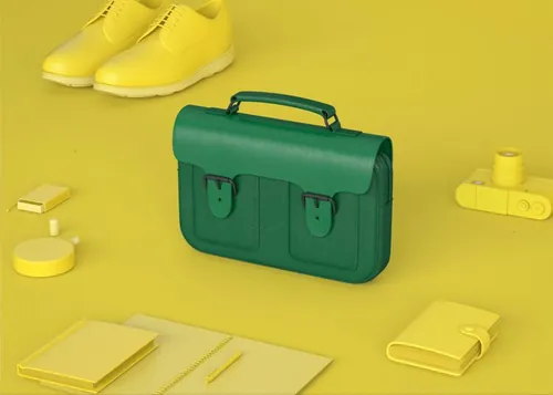 冬季极简主义3D可爱卡通圣诞节装饰元素